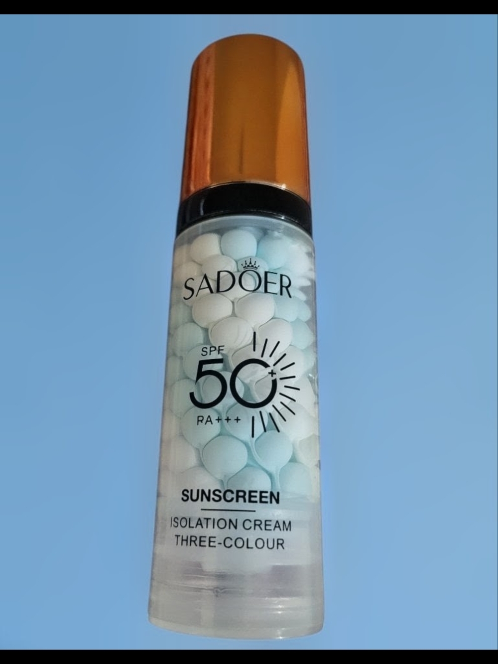 SPF 50+ Sunscreen Isolation Cream - Light Blue/Green